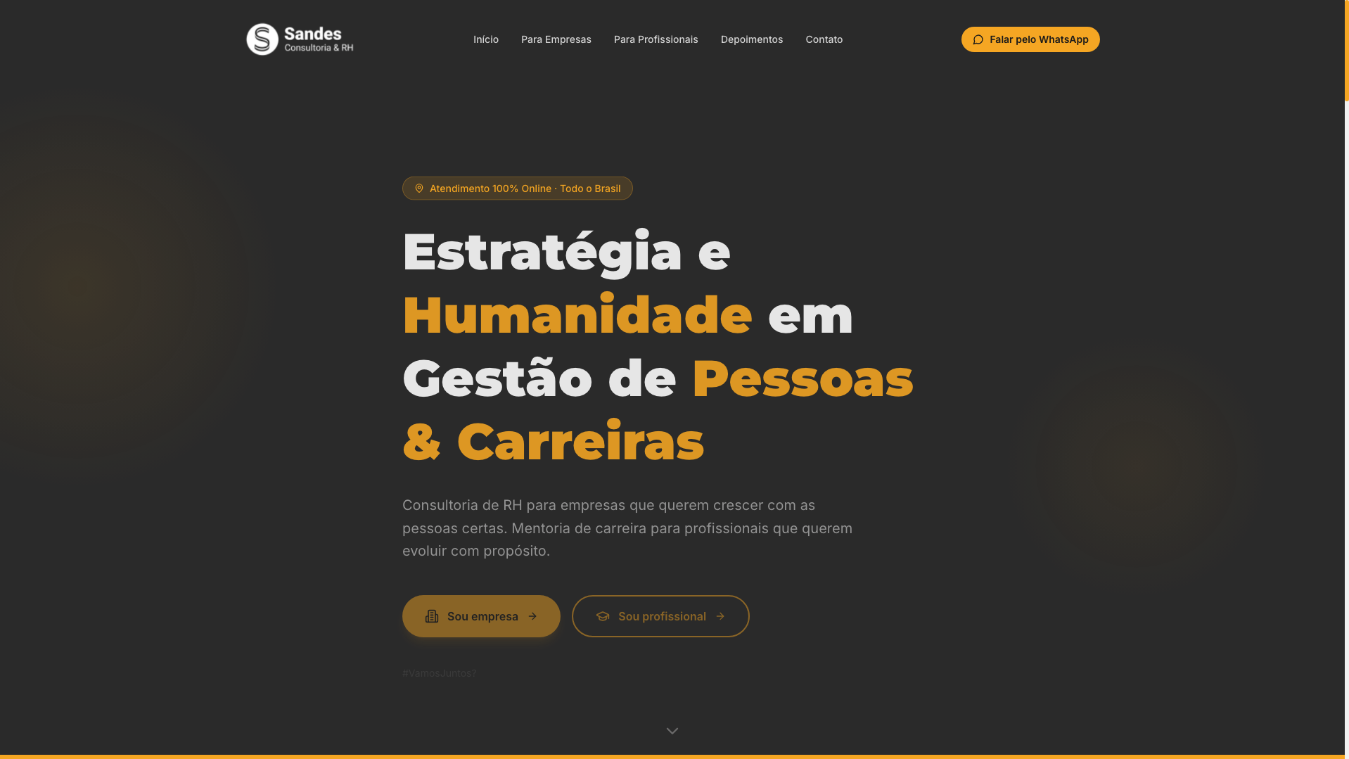 Preview Sandes Consultoria & RH